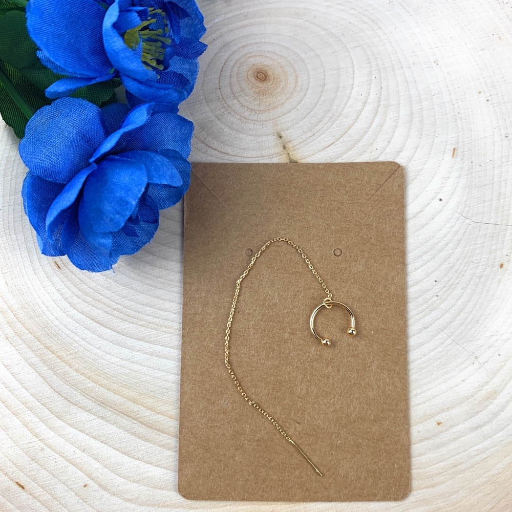 Gold Chain Ear Cuff - Picture 5 of 6